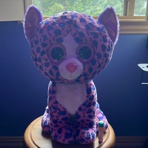 TY Beanie Boos - REAGAN the Leopard (Glitter Eyes, 17 inch) *Limited Exclusive*